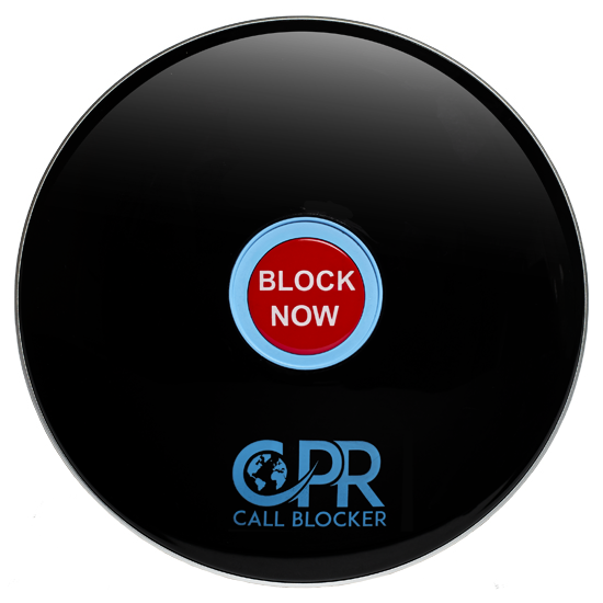 CPR Call Blocker Shield - Gloss Black - Front