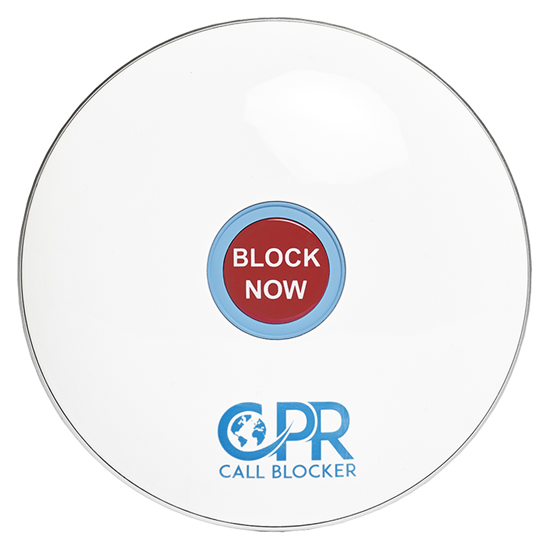 CPR Call Blocker Shield - Gloss White - Front