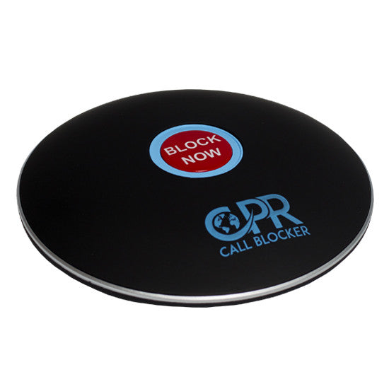 CPR Call Blocker Shield - Matt Black - Side