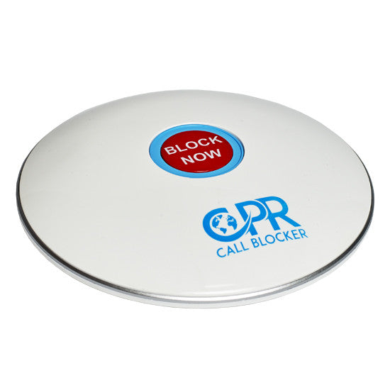 CPR Call Blocker Shield - Gloss White - Side